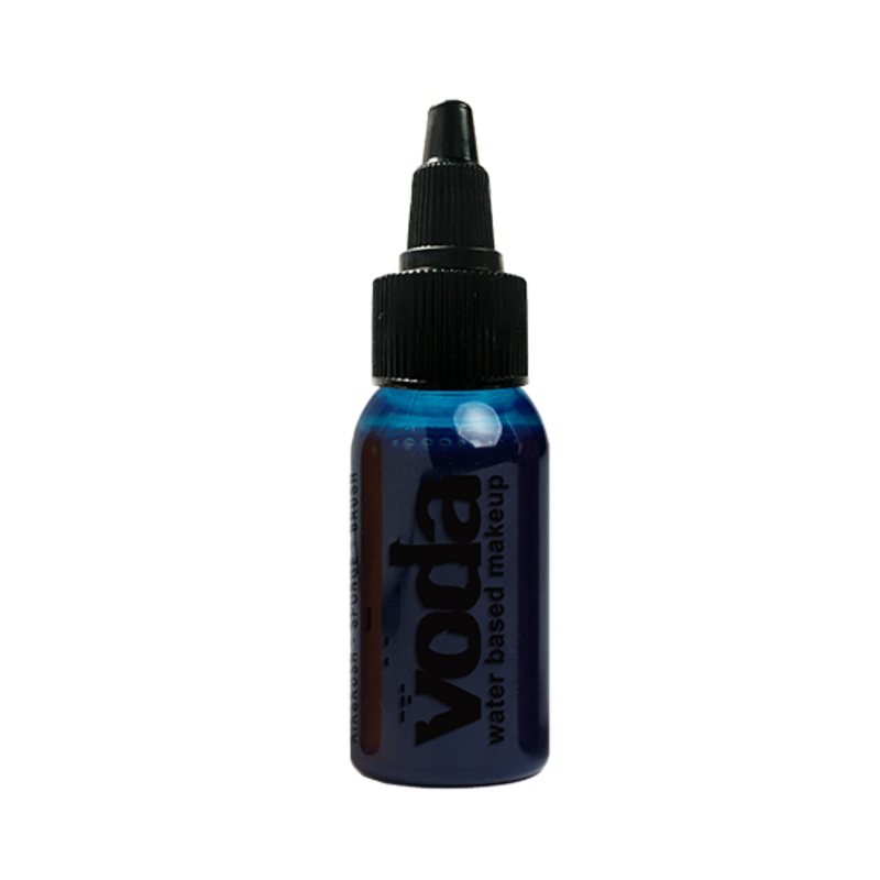 European Body Art | VODA (VIBE) Water Based Airbrush Body Paint – Standard Dark Blue – 1oz