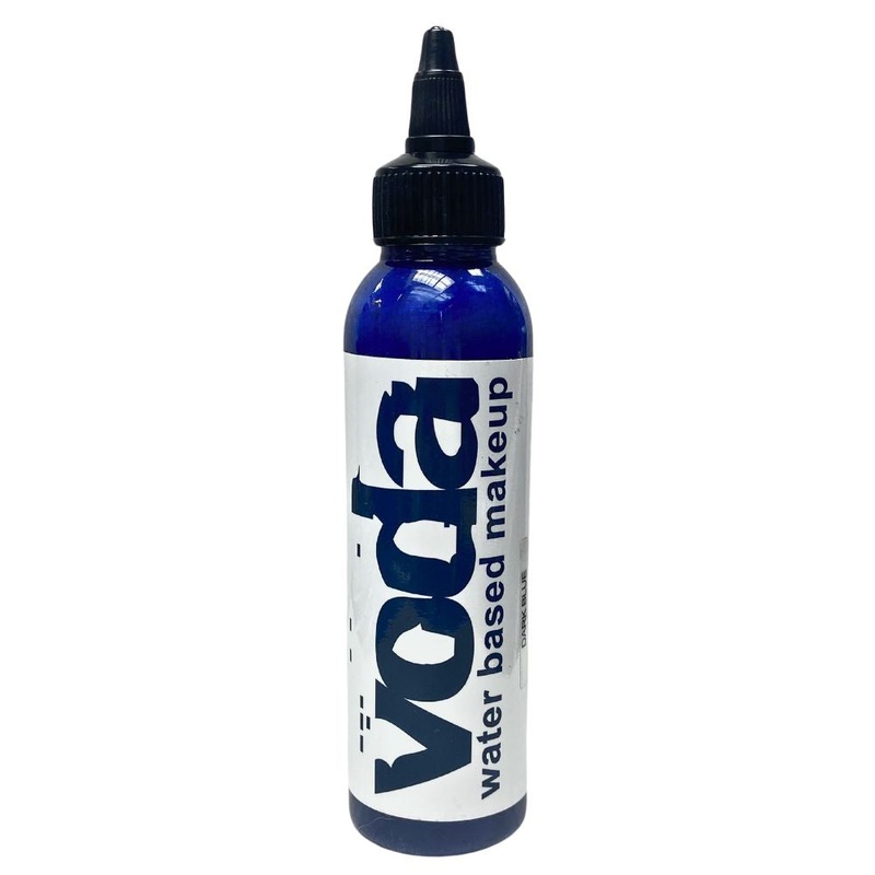European Body Art | VODA (VIBE) Water Based Airbrush Body Paint – Standard Dark Blue – 4oz
