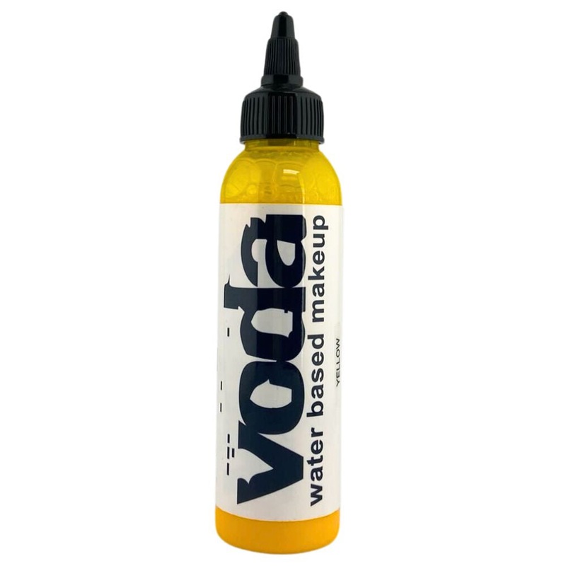 European Body Art | VODA (VIBE) Water Based Airbrush Body Paint – Standard (Golden)Yellow – 4oz