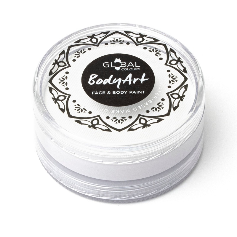 Global Body Art Face Paint | NEW Standard White 90gr