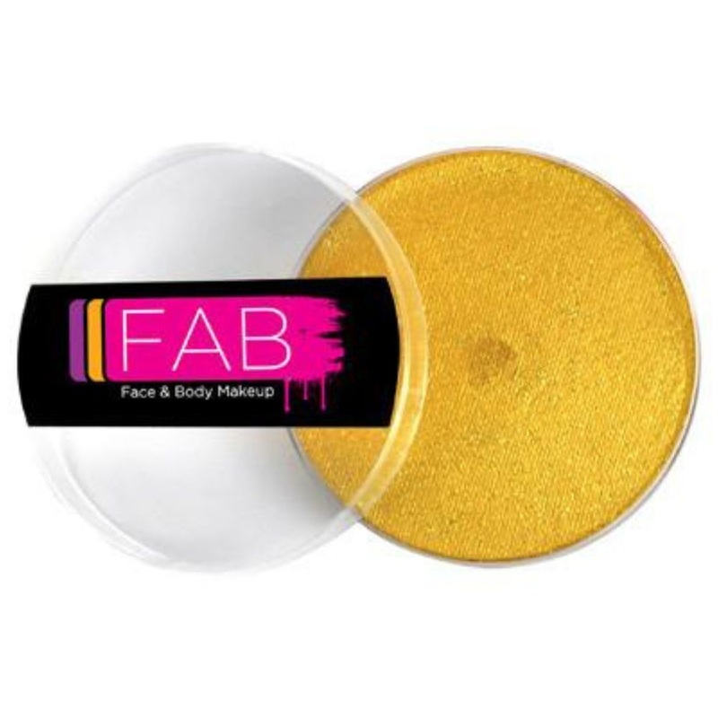 FAB by Superstar | Face Paint – Glitter Gold (Gold w/ Glitter Shimmer) 45gr #066