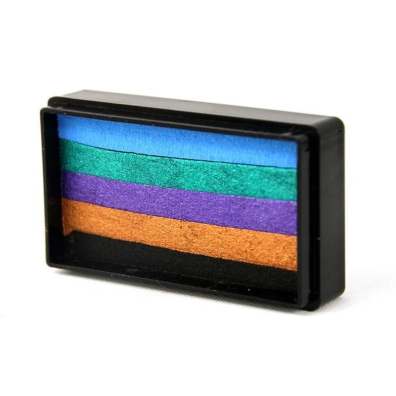Silly Farm Face Paint | Arty Brush Cake – PEACOCK 28gr  #1