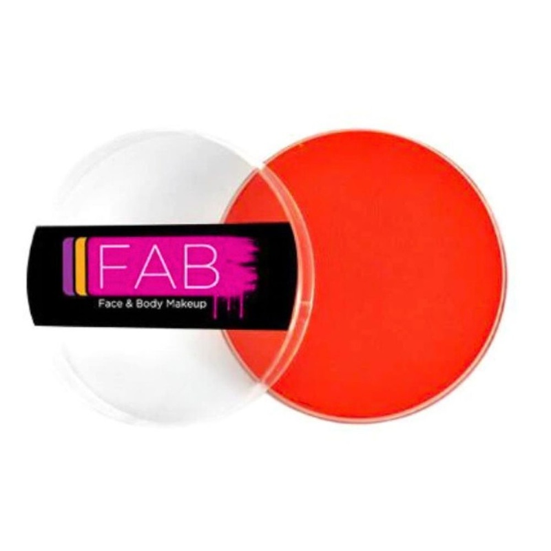 FAB by Superstar | Face Paint – Bright Orange (New Dark Reddish Shade) 45gr #033