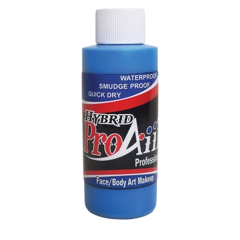 ProAiir ATOMIC Alcohol Based Hybrid Airbrush Paint 2oz – UV Biohazard Blue (SFX – Non Cosmetic)