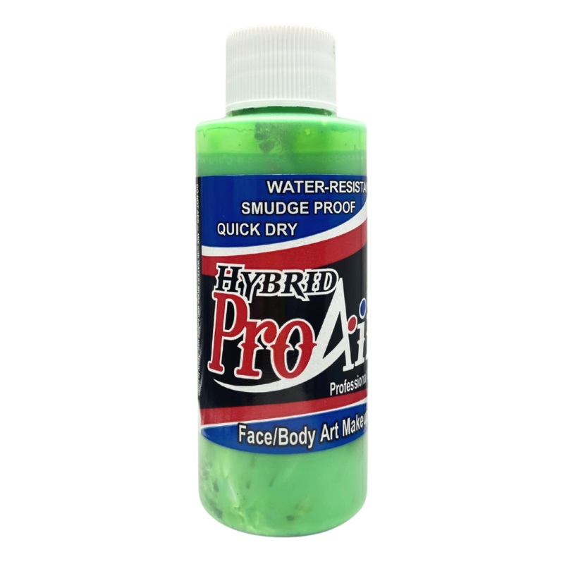 ProAiir ATOMIC Alcohol-Based Hybrid Airbrush Paint 2oz – UV Gamma Green (SFX – Non Cosmetic)