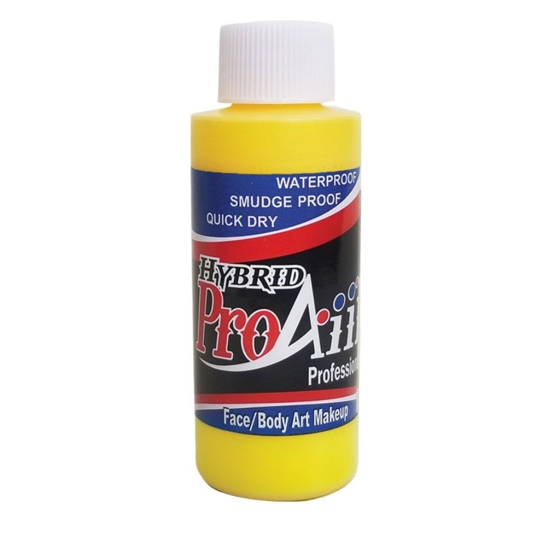 ProAiir ATOMIC Alcohol Based Hybrid Airbrush Paint 2oz – UV Uranium Yellow (SFX – Non Cosmetic)