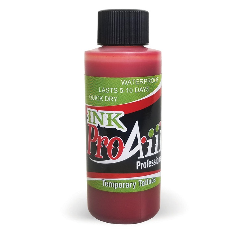 ProAiir INK Alcohol-Based Airbrush Body Paint 2oz – Blood Red