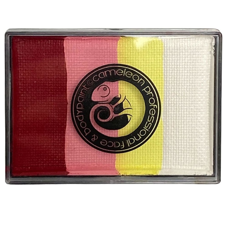 Cameleon Face Paint | Split Cake Large BodyBlock – (PTL04)  ROSITA by Paty De Leon  60gr