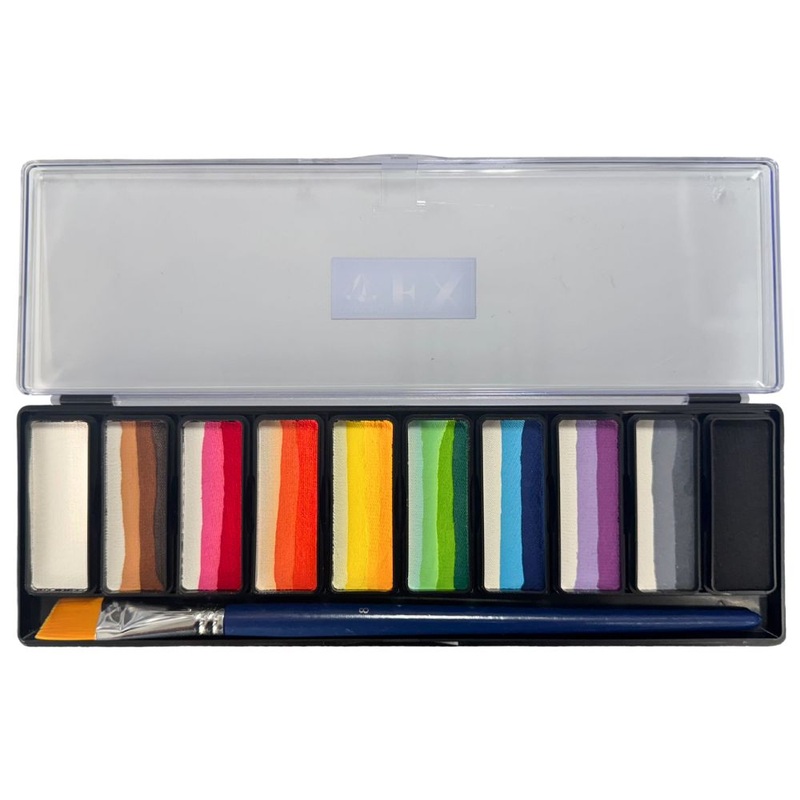 Diamond FX Face Paint – Ultimate Splitcake Palette – Flora and Fauna (10x10g)