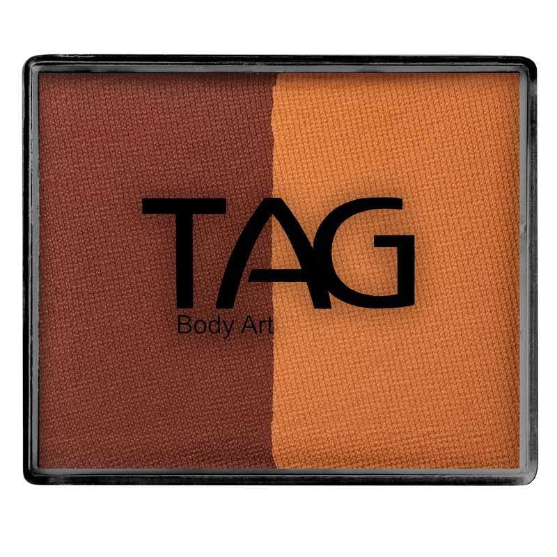TAG Face Paint Split – Mid Brown and Brown 50gr   #12