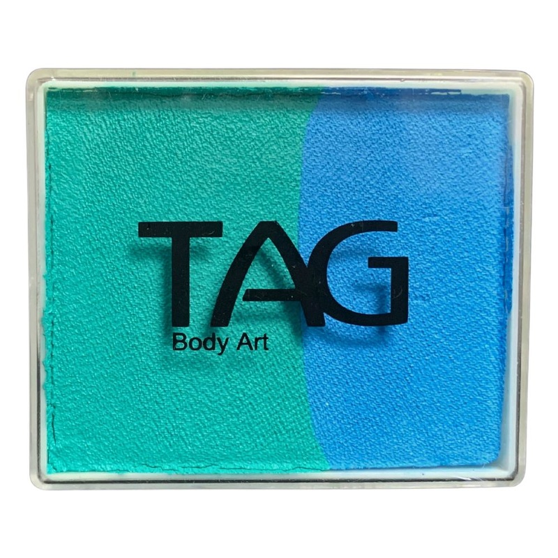 TAG Face Paint Split – Teal and Light Blue 50gr  #4