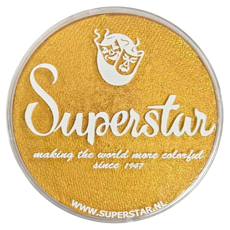 Superstar Face Paint | Gold with Glitter Shimmer – 066 -45gr