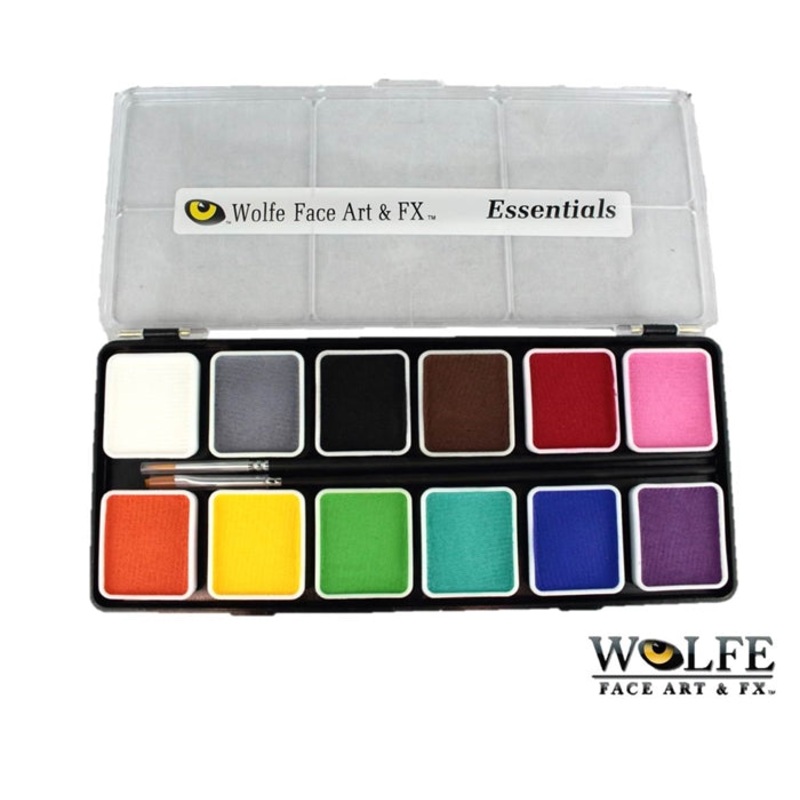 Wolfe FX Face Paint |  Small 12 Color Essential Palette