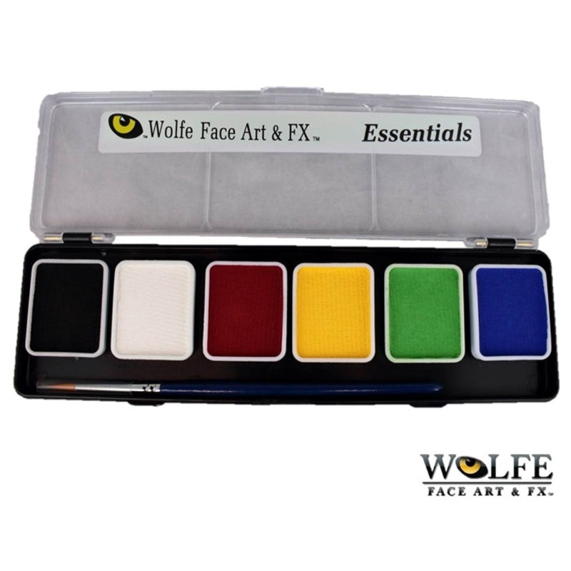 Wolfe FX Face Paint – Small 6 Color Essential Palette