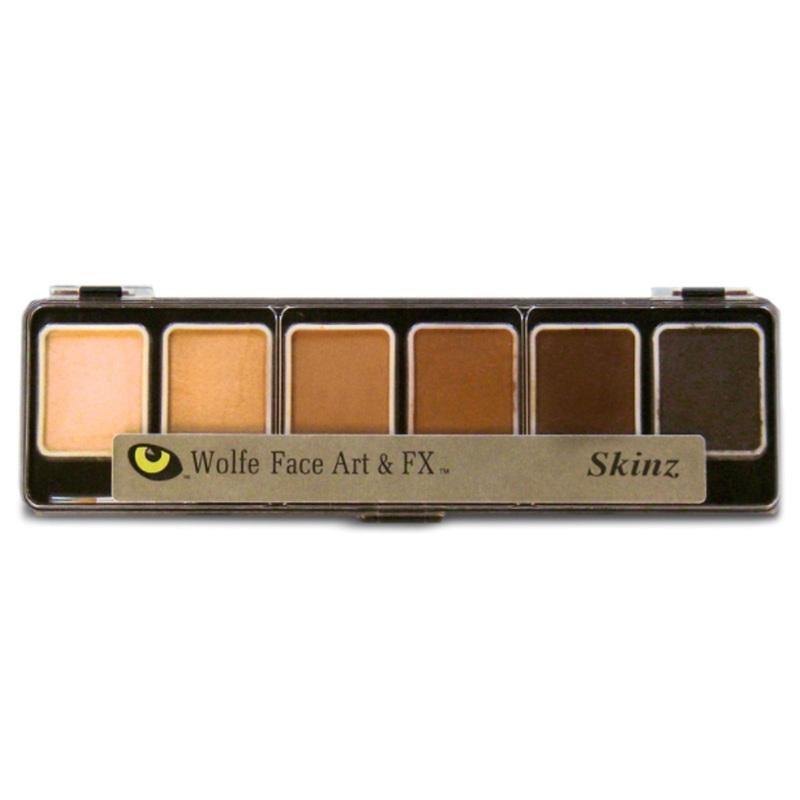 Wolfe FX Face Paint – Small 6  Color Skinz Palette