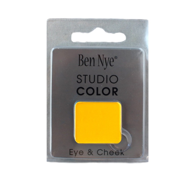 Ben Nye | Powder Face Paint – Studio Color Rainbow Refill Eye shadow – (REES66)  LEMON YELLOW – 1.75 gm