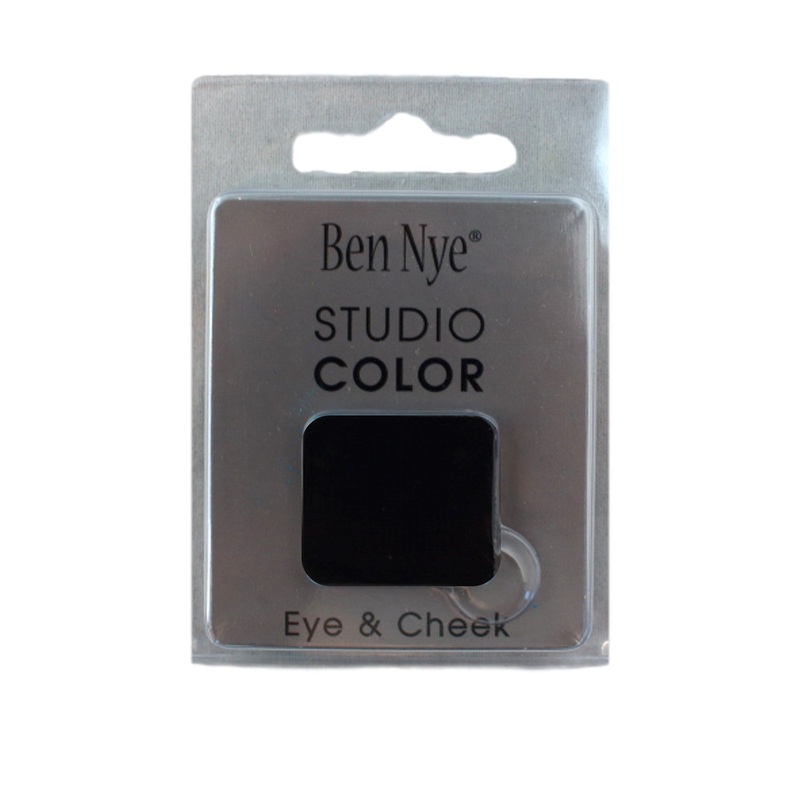 Ben Nye | Powder Face Paint – Studio Color Rainbow Refill Eye Shadow – (REES99)  BLACK – 1.75 gm