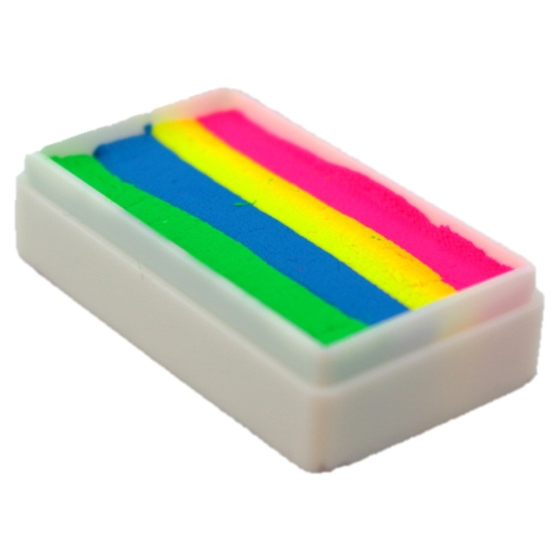 DFX Special Effects Rainbow Cake – Neon Rainbow (RS30-68)  Approx. 14ml /.47 fl oz  #35 (SFX – Non Cosmetic)