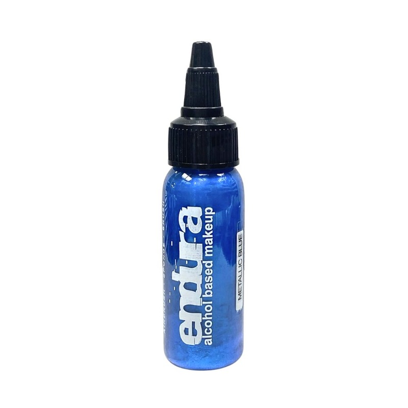 Endura Alcohol-Based Airbrush Body Paint – Metallic Blue- 1oz