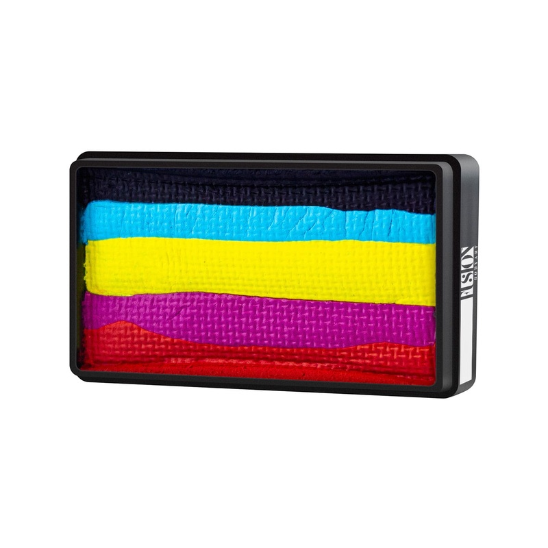 Fusion Body Art Face Paint – Split Cake | Leanne’s Rainbow 30gr – Discontinued Version