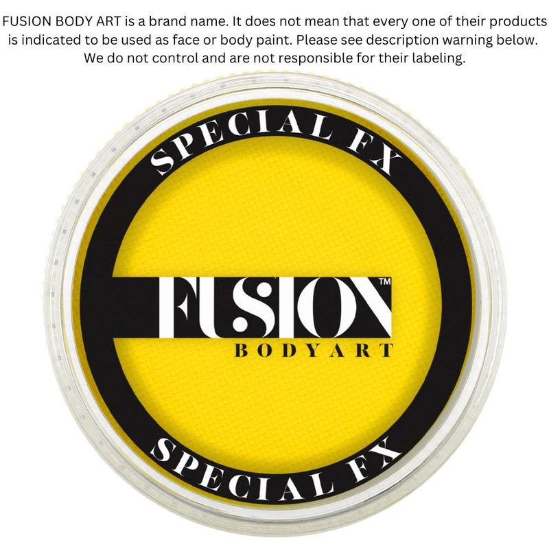 Fusion Body Art & FX – UV Neon Yellow 32gr  (SFX – Non Cosmetic)