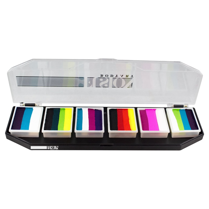 Fusion Body Art  | Spectrum Face Painting Palette | Rainbow Burst