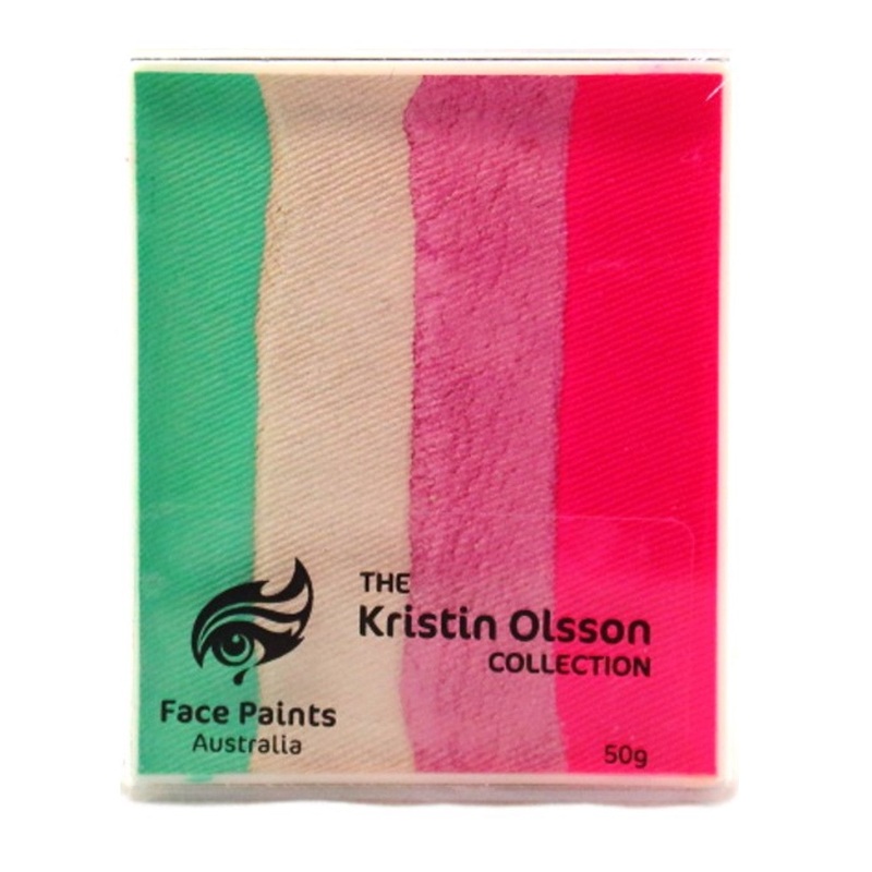 Face Paints Australia – Combo Cake by Kristin Olsson | CORAL REEF  50gr  (SFX – Non Cosmetic)