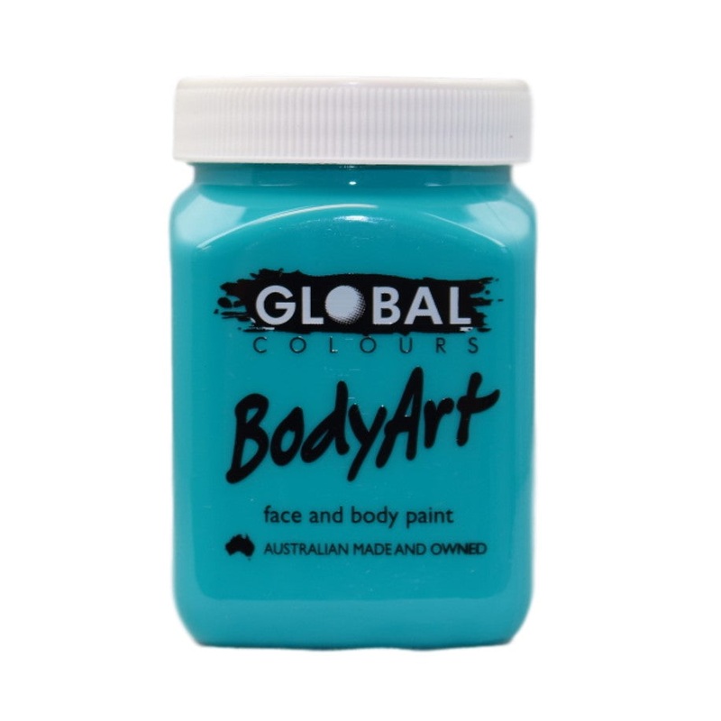 Global Body Art Face Paint – Liquid Turquoise 200ml