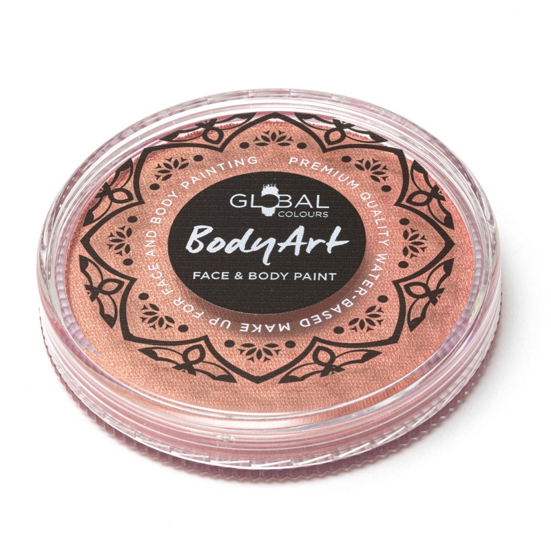 Global Body Art Face Paint – NEW  Metallic Rose Gold  32gr