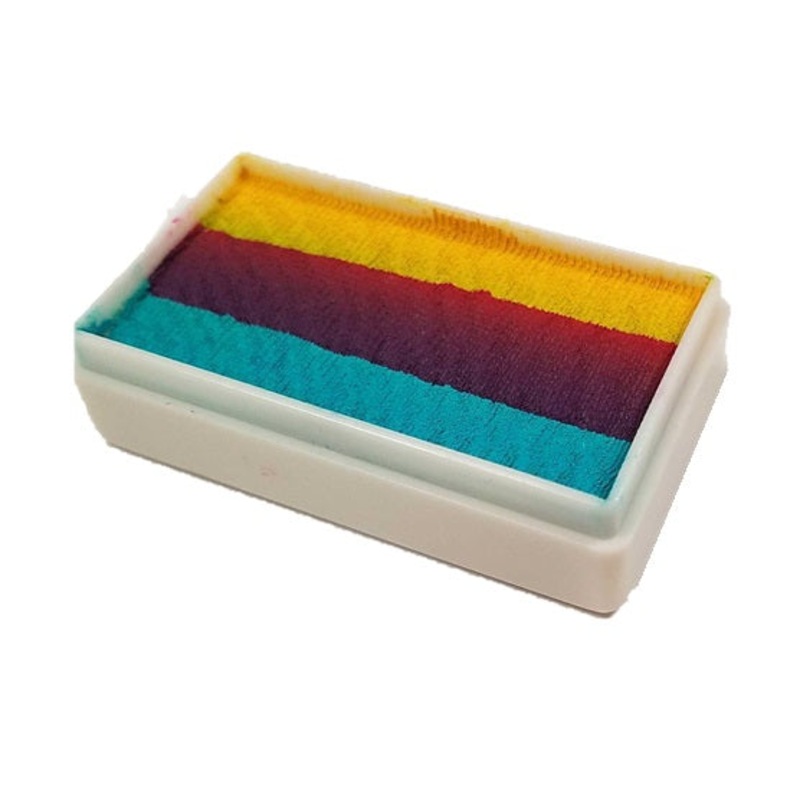 DFX Face Paint Rainbow Cake – Small Hawaiian Cocktail  (RS30-73)   Approx. 28gr/.99oz  #18 (Dark Neon Pink  – SFX Non Cosmetic)