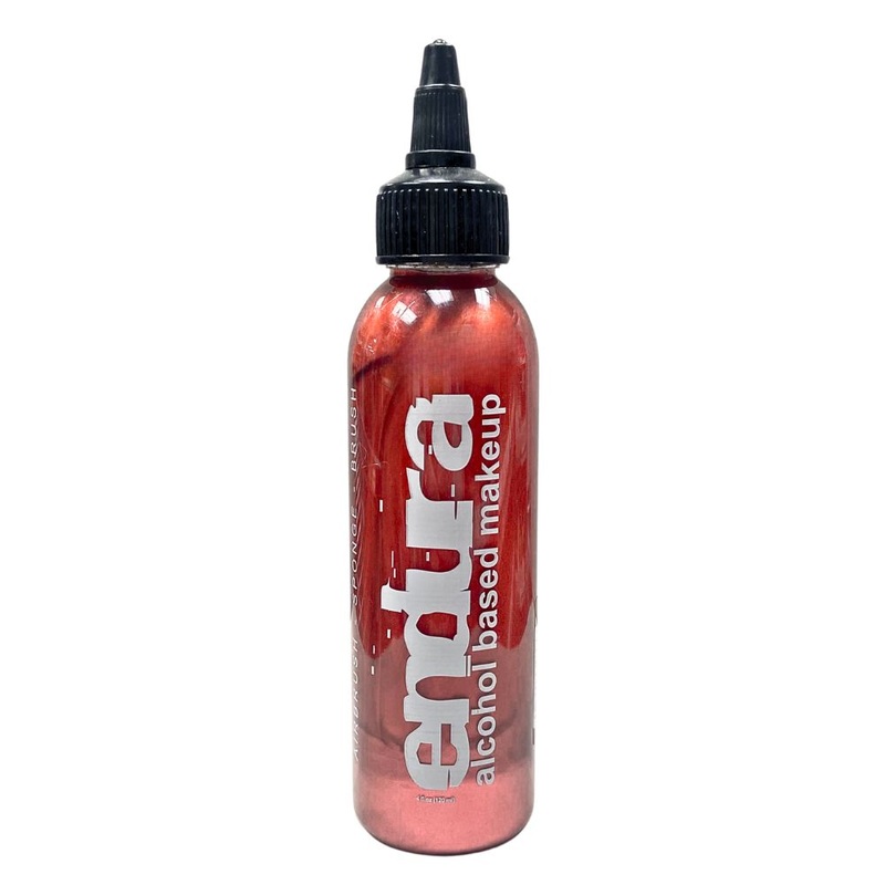 Endura Alcohol-Based Airbrush Body Paint – Metallic Red- 4oz