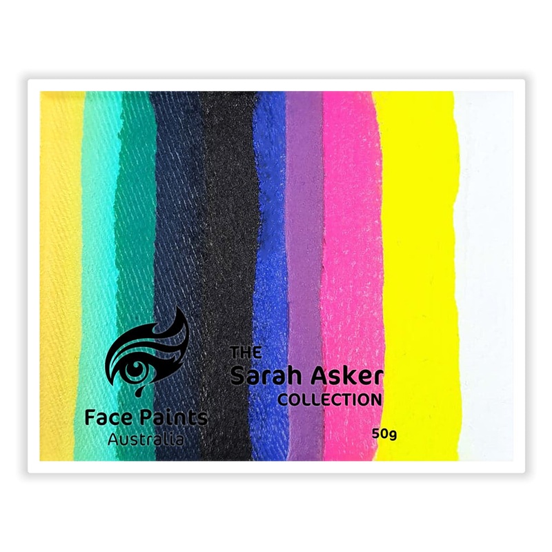 Face Paints Australia – Combo Edging Cake by Sarah Asker | FIRE OPAL  50gr  (SFX – Non Cosmetic)