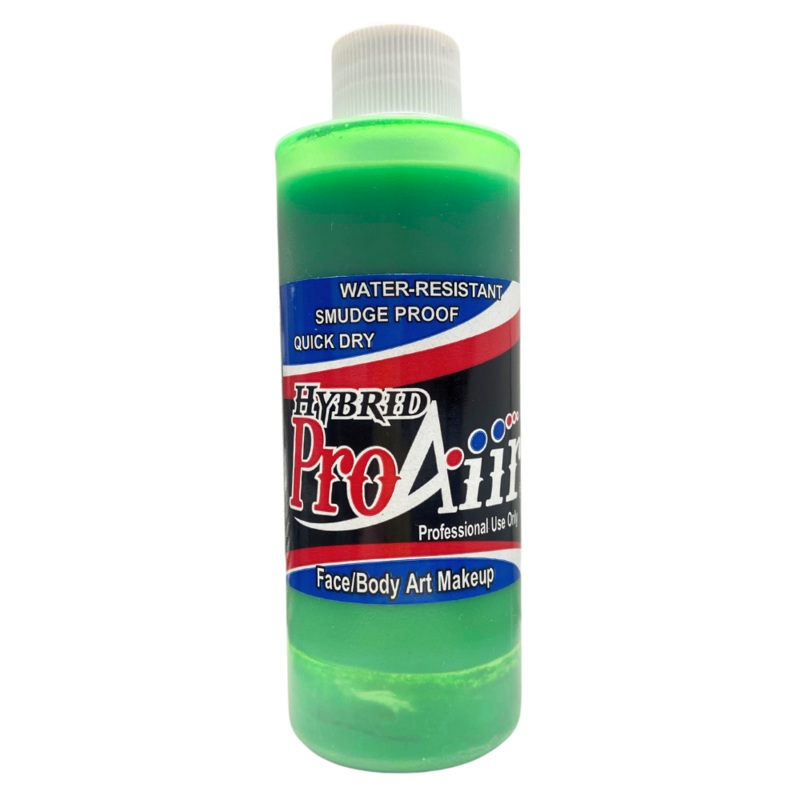 ProAiir ATOMIC Alcohol Based Hybrid Airbrush Paint – UV Gamma Green (4oz) (SFX – Non Cosmetic)