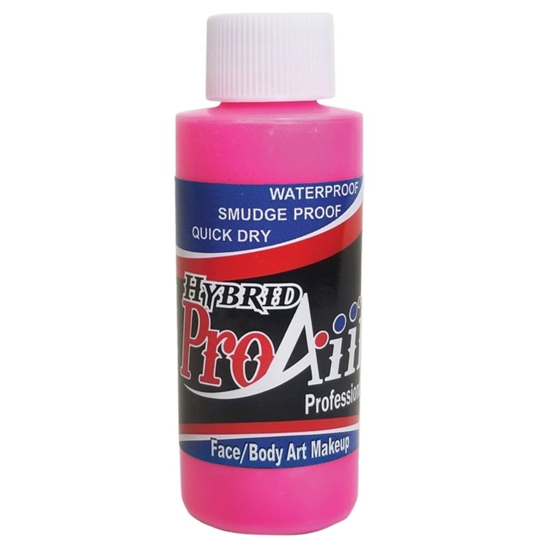 ProAiir ATOMIC Alcohol Based Hybrid Airbrush Paint – UV Plutonium Pink (4oz) (SFX – Non Cosmetic)